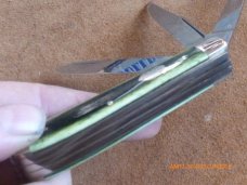 BULLDOG SOLINGEN GERMANY 1998 HAND MADE 3 BLADE FOLDING KNIFE - MINT