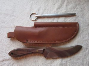 Grohmann Large Skinner w/ sharpening steel R100SS