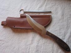 Grohmann Large Skinner w/ sharpening steel R100SS