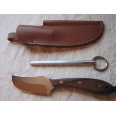 Grohmann Short Blade Skinner with Sharpening Steel R103SS