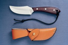 SOLD Grohmann Short Blade Skinner with Sharpening Steel R103SS