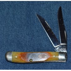 Case 6207W Mini Trapper with Warncliffe blade. Saw Cut Bone, 2013
