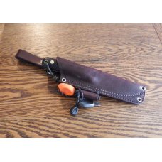 L.T. WRIGHT GENESIS SCANDI KNIFE, A2 Steel, Black Micarta Handle