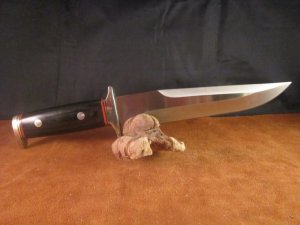 SOLD 1980's Rigid Model RG 45 Fighting Bowie with Spec-Ops Sheath. SOLD