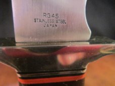 SOLD 1980's Rigid Model RG 45 Fighting Bowie with Spec-Ops Sheath. SOLD