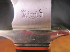 SOLD 1980's Rigid Model RG 45 Fighting Bowie with Spec-Ops Sheath. SOLD