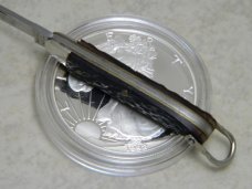 NY Kaufmann & Sons Solingen "NY's 5¢ Knife" Miniature 1 Blade Jack Knife