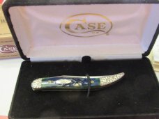Case XX Green Bone South Paw By Brain Yellowhorse  Tiny Texas Toothpick Pattern # 610096 