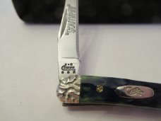 Case XX Green Bone South Paw By Brain Yellowhorse  Tiny Texas Toothpick Pattern # 610096 