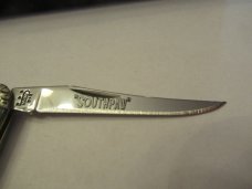 Case XX Green Bone South Paw By Brain Yellowhorse  Tiny Texas Toothpick Pattern # 610096 