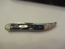 Case XX Green Bone South Paw By Brain Yellowhorse  Tiny Texas Toothpick Pattern # 610096 