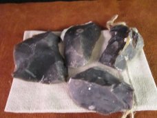 Over 1/3 LB of premium English Flint in Linen Drawstring Bag