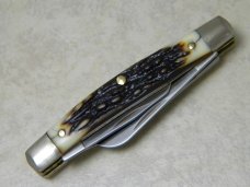 Schrade+ USA 834UH Staglon Rancher Stockman Knife NIB