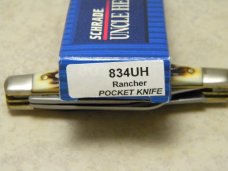 Schrade+ USA 834UH Staglon Rancher Stockman Knife NIB