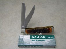 Kabar USA 1030 Jigged Delrin Trapper Knife in Box