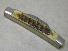 Frost Cutlery Japan Jigged Green Pick Bone 462GPB Farmer's Congress Knife in Box