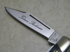 Frost Cutlery Japan Jigged Gray Pick Bone 486GPB Tobacco Stockman Knife in Box