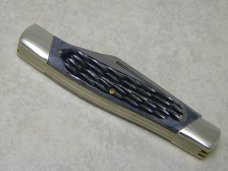 Frost Cutlery Japan Jigged Gray Pick Bone 486GPB Tobacco Stockman Knife in Box