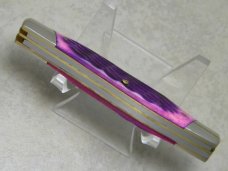 Frost Cutlery Japan Jigged Raspberry Pick Bone 486RPB Tobacco Stockman Knife in Box