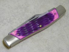 Frost Cutlery Japan Jigged Raspberry Pick Bone 486RPB Tobacco Stockman Knife in Box