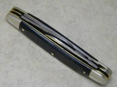 Old Cutler USA  (Made by Colonial) Slick Black Small Stockman Knife in Box