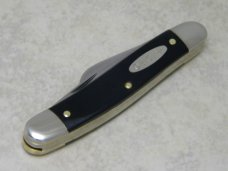 Old Cutler USA  (Made by Colonial) Slick Black Small Stockman Knife in Box