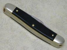Old Cutler USA  (Made by Colonial) Slick Black Small Stockman Knife in Box