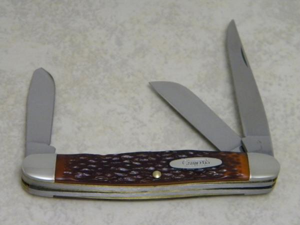 Camillus USA Jigged Delrin Large Stockman Knife