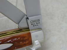 Camillus New York USA Jigged Delrin Slimline Trapper Farmers Jack Knife