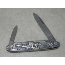 Coles NY Germany Metal Mountain Climber Pen Knife