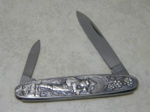 Coles NY Germany Metal Mountain Climber Pen Knife
