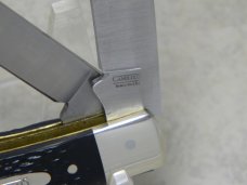 Camillus New York USA Jigged Black Trapper Knife