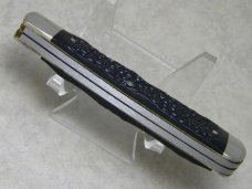 Camillus New York USA Jigged Black Trapper Knife