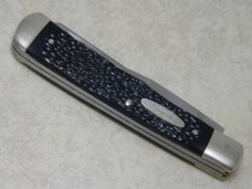Camillus New York USA Jigged Black Trapper Knife