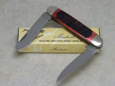 Frost Cutlery Japan Jigged Red Pickbone 544RPB Muskrat Knife NIB