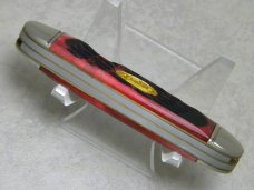 Frost Cutlery Japan Jigged Red Pickbone 544RPB Muskrat Knife NIB