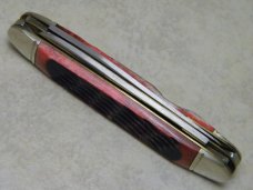 Frost Cutlery Japan Jigged Red Pickbone 544RPB Muskrat Knife NIB