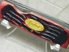 Frost Cutlery Japan Jigged Red Pickbone 544RPB Muskrat Knife NIB