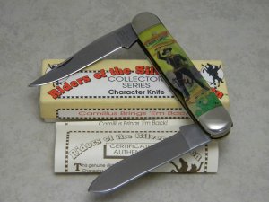 Camillus New York USA Riders of the Silver Screen CM8008 Lash Larue Cigar Knife - NIB