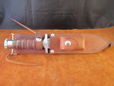1970's Garcia Survival Knife NOS - includes Survival kit and handbook NOS
