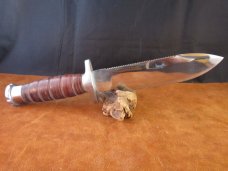 1970's Garcia Survival Knife NOS - includes Survival kit and handbook NOS