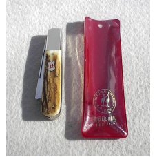 ROBERT KLAAS KISSING CRANE GENUINE STAG 2636 BARLOW 1 ARM RAZOR KNIFE