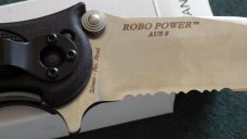 Camillus Heat   Robo Power   D. Ralph Design  Partially Serrated
