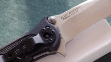 Camillus Wildfire   Robo Power   D. Ralph Design Partially Serrated Blade
