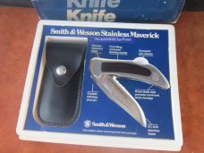 1980's S&W Maverick 6061 Clip Point Folder NOS