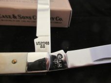 Case XX 1999 Vintage Stag Slim Line Trapper Pattern # V52048 SS 