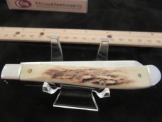Case XX 1999 Vintage Stag Slim Line Trapper Pattern # V52048 SS 