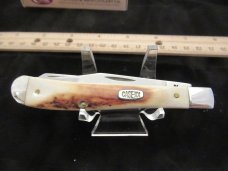 Case XX 1999 Vintage Stag Slim Line Trapper Pattern # V52048 SS 