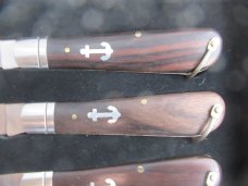 Three Knife Set of Barlows with Bail  China 