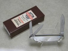 Schatt amp Morgan Keystone Series XIX Pearl 053221 Whittler Knife in Box c2009